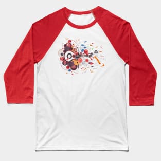 guitar style Baseball T-Shirt